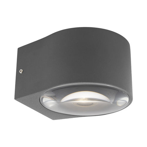 Moderne Wandleuchte - SCOTLAND - Hofflights - für Außenbereich / Aluminium / Glas