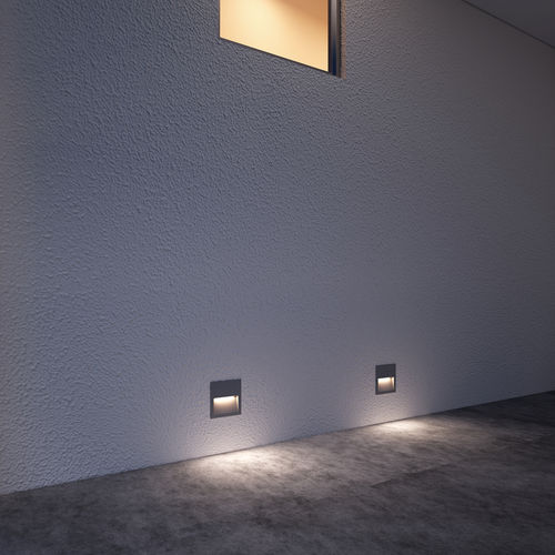Moderne Wandleuchte - ATHENS 4 - Hofflights - für Außenbereich / Aluminium / Glas