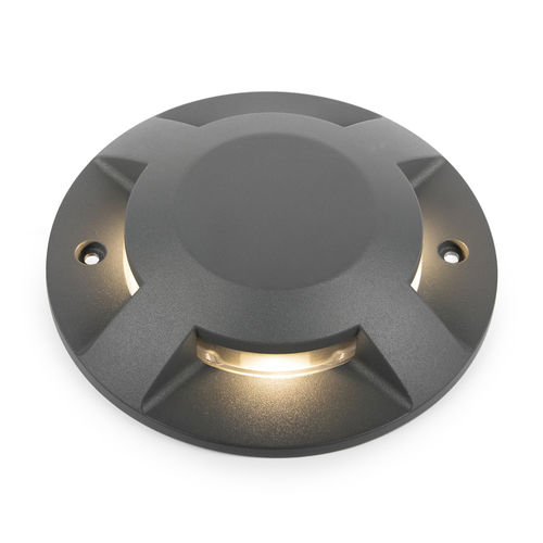 Strahler für Bodeneinbau - DUBLIN 4 SIDES - Hofflights - LED / rund / IP67