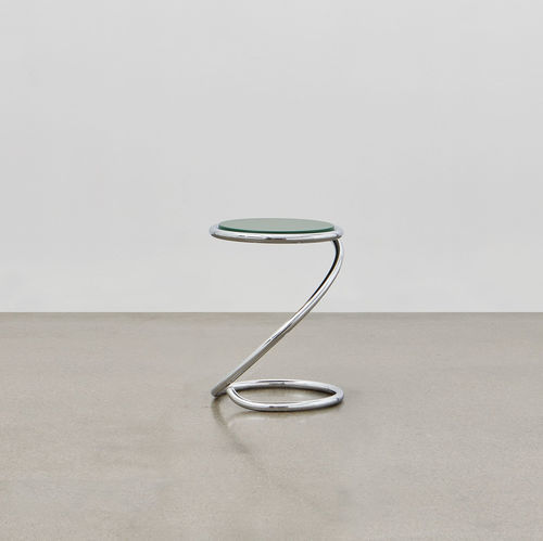 Hocker / originelles Design - PH Snake - ToneArt Interior - Leder / Holz / Gestell aus Stahl