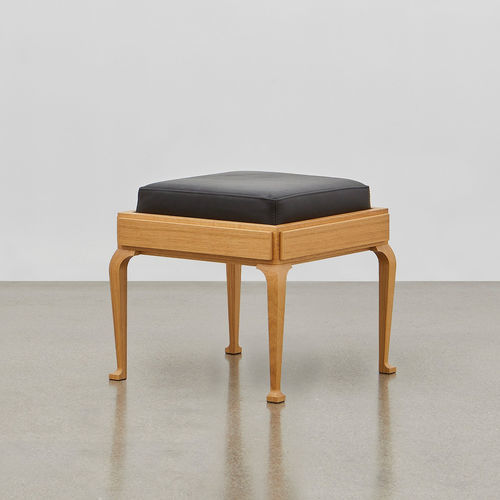 Moderner Hocker - PH - ToneArt Interior - Leder / Gestell aus Eiche / Gestell aus Mahagoni