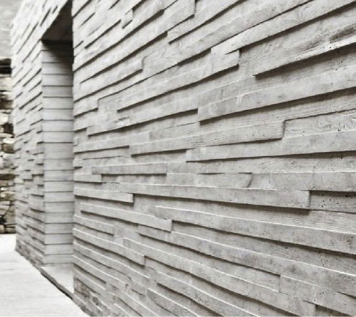 Betonoptik-Fassadenverkleidung - CONCRETE DESIGN - Concrete Design - Glasfaserbeton / mineralisch / vertikal