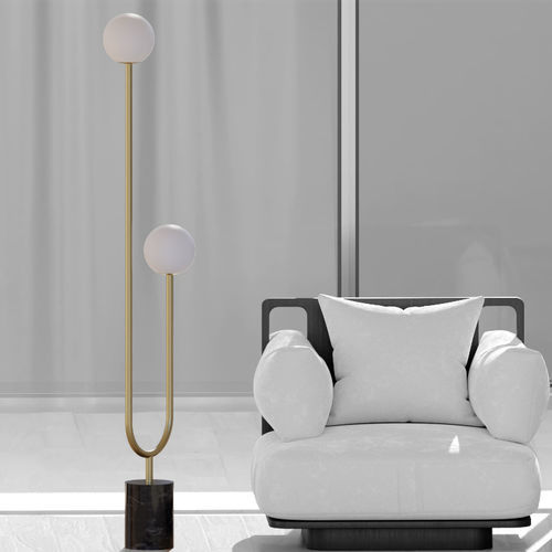Stehleuchte - INVERSIONE - Ambiate Lighting - Metall / Marmor / modern