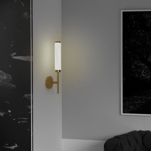 Moderne Wandleuchte - CLARUS - Ambiate Lighting - für den Innenraum / Messing / Marmor