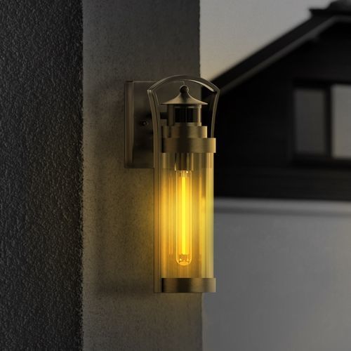 Moderne Wandleuchte - CRESPA - Ambiate Lighting - für Außenbereich / Aluminium / Stahl