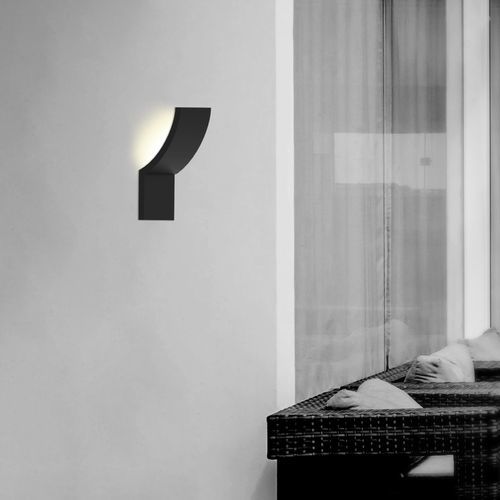 Moderne Wandleuchte - CURVO - Ambiate Lighting - für den Innenraum / für Außenbereich / Außen