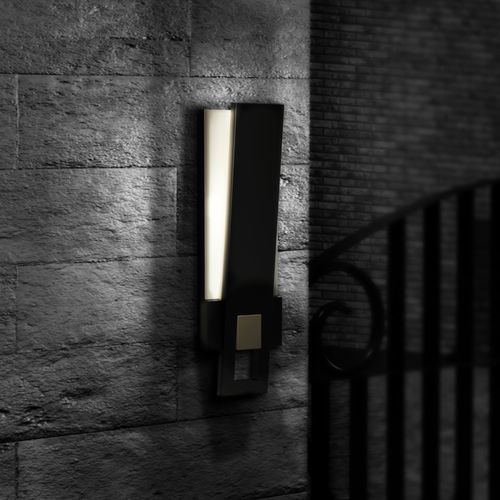 Moderne Wandleuchte - STRISCI - Ambiate Lighting - für Außenbereich / Metall / Stahl