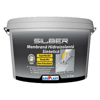 Sicherheits-Abdichtungssystem - SILBER HYDRO BLOCK    - AdePlast - gebrauchsfertig / Einkomponenten / Kunstharz