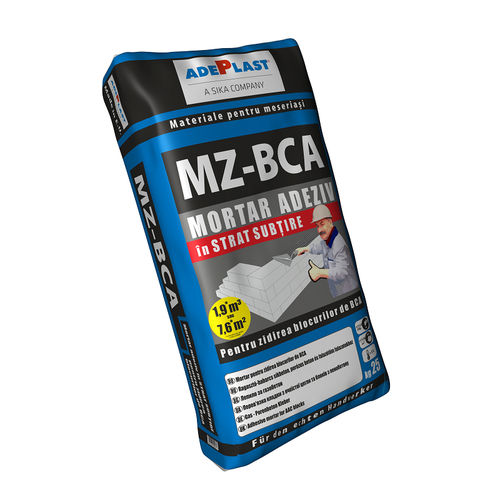 Verguss-Klebemörtel - MZ BCA  - AdePlast - für Mauerwerk / mineralisch / auf Zement- und Kalkbasis