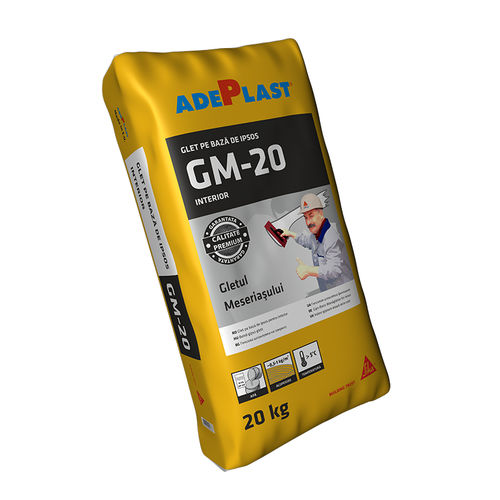 Gips für Mauerwerk - GM-20  - AdePlast - zur Endbearbeitung / für Beton / wasserdampfdurchlässig