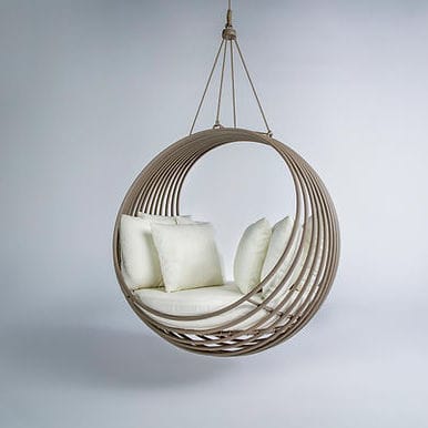 Hängender Sessel - Ubirani  - Sergio J. Matos - modern / Stoff / Aluminium