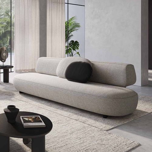 Modernes Sofa - Tetù - LIU JO Living - Stoff / ohne Armlehnen / grau
