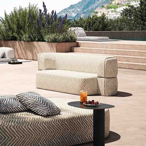 Bettsofa - Soft Island - LIU JO Living - modern / für Außenbereich / Stoff