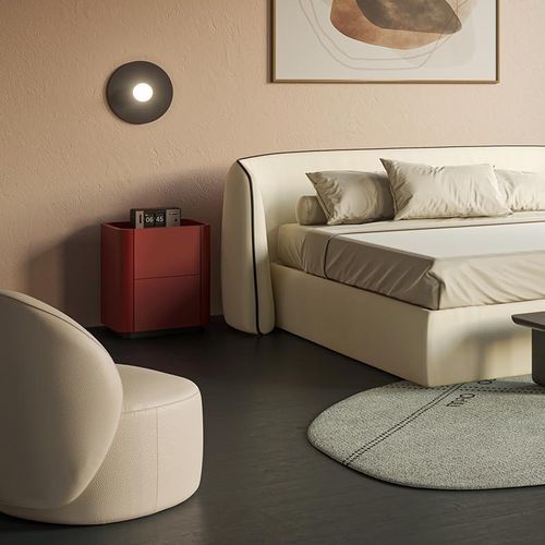 Moderner Nachttisch - Caillou - LIU JO Living - lackiertes Holz / Esche / Gestell aus lackiertem Holz