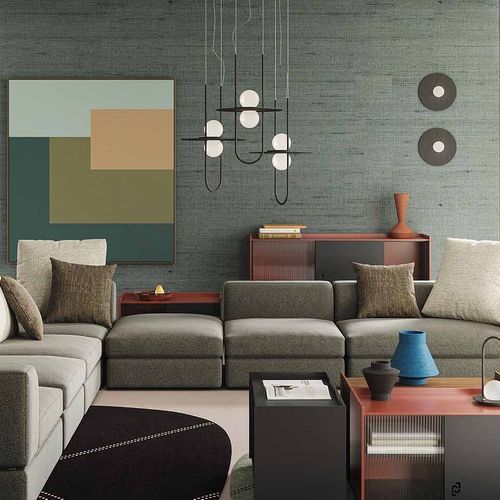 Hängelampe - Solaire - LIU JO Living - Stahl / geblasenes Glas / modern