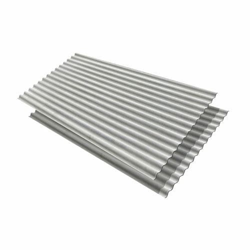 Faserzement-Dachplatte - ETER 14 - Kalsi - Metalloptik / Well / montagefreundlich