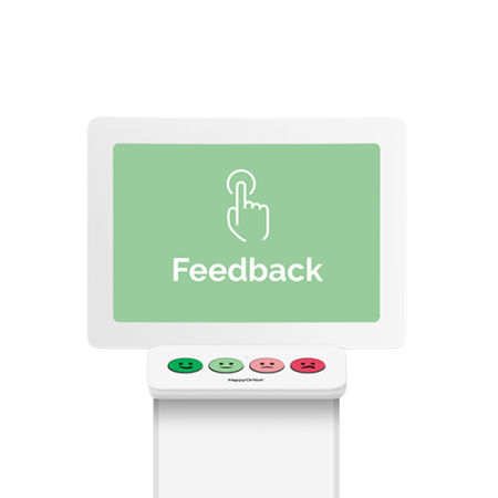 Infosäule für den Innenraum - SMILEY TERMINAL™ - HAPPYORNOT - bodenstehend / wandmontiert / Aufsatz