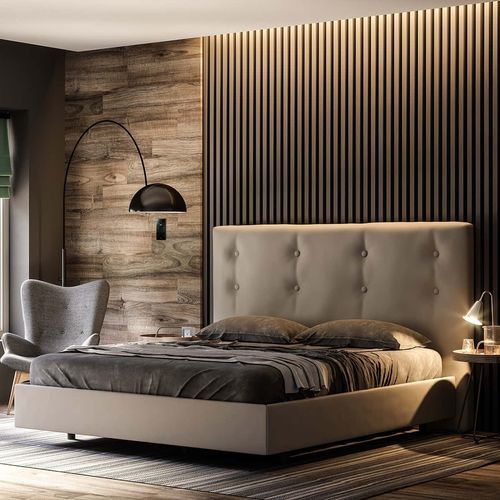 Doppelbett - SF CLICK! - Swissflex - modern / Polster / Kopfteil
