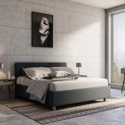 Doppelbett - Swissbed Expression - Swissflex - modern / kombiniert / Stoff