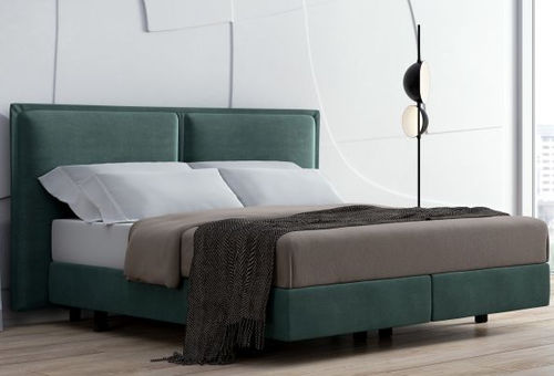 Doppelbett - Swissflex® Box uni 22 bridge® - Swissflex - modern / Polster / gepolstertes Kopfteil
