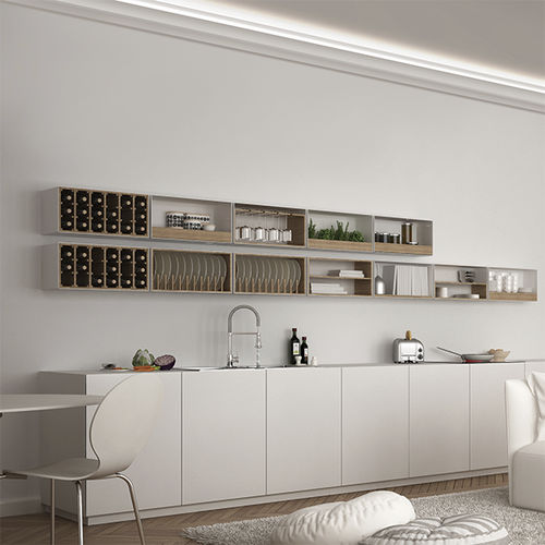 Beleuchtungsprofil für Aufbau - EL701 - EL701 FLEX - Eleni LIGHTING - wandmontiert / für Deckenmontage / LED