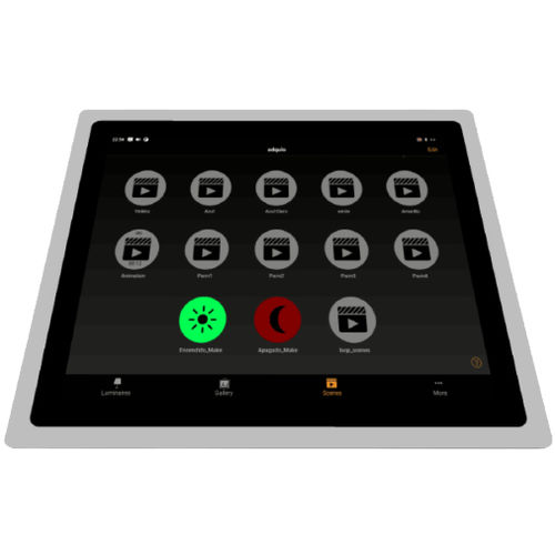 Industrie-Touchscreen - Adquio - für Hausautomationssystem / Aufsatz / mit Digitalanzeige