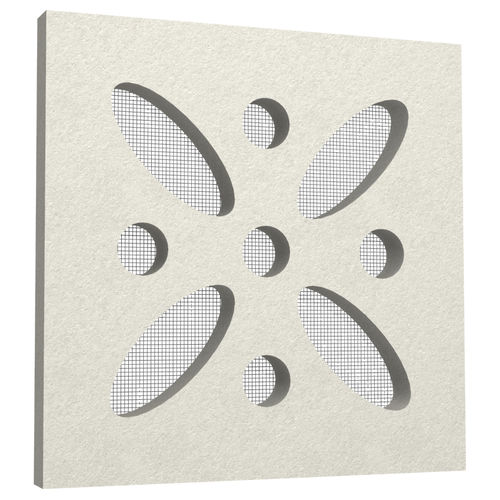 Dekor-Lüftungsgitter - EDG-00 - Eleni Decor - Polystyrol / quadratisch / zur Außenaufstellung