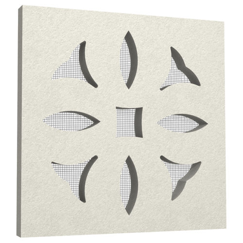 Dekor-Lüftungsgitter - EDG-08 - Eleni Decor - Polystyrol / quadratisch / zur Außenaufstellung