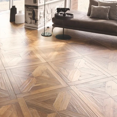Mehrschichtparkett - LE QUADROTTE - PARCHETTIFICIO GARBELOTTO - Eiche / Teakholz / Iroko