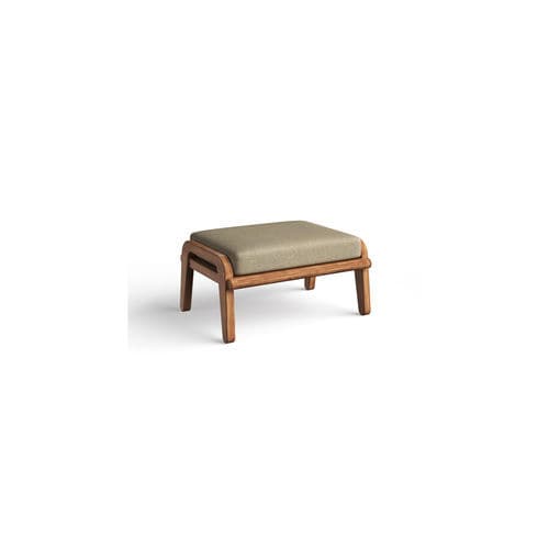 Moderner Fußschemel - CYNARA - Model No. Furniture - Stoff / Kirschbaum / Ulme
