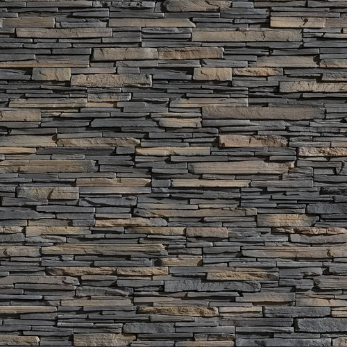 Steinverblender - LAJA - ECOPIEDRA - für Außenwand / modern / texturiert