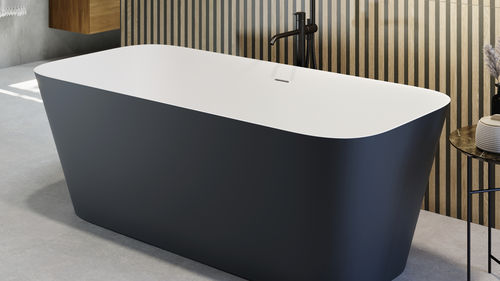 Freistehende Badewanne - VOSTOK - ZENON SMART SOLID SURFACE - für Wohnungen / Mineralwerkstoff / modern