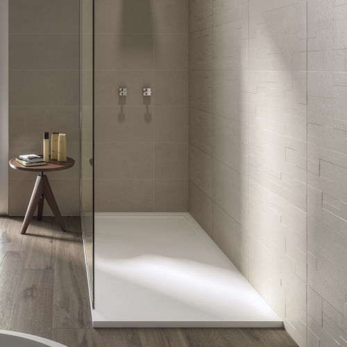 Rechteckige Duschtasse - BALI - ZENON SMART SOLID SURFACE - zum Aufstellen / Mineralwerkstoff / rutschfest