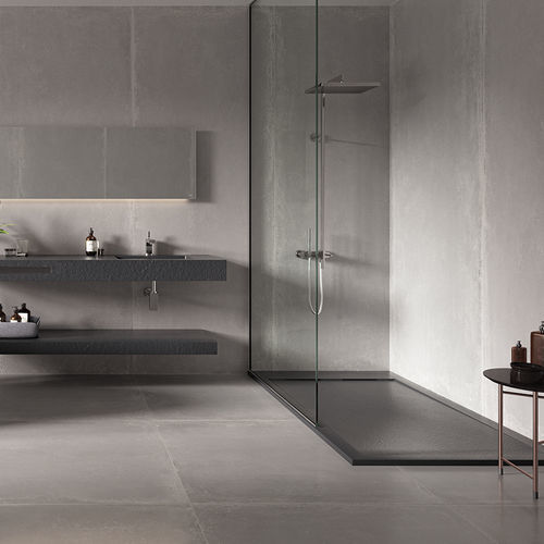 Rechteckige Duschtasse - EVOLUTION - ZENON SMART SOLID SURFACE - zum Aufstellen / Mineralwerkstoff / rutschfest