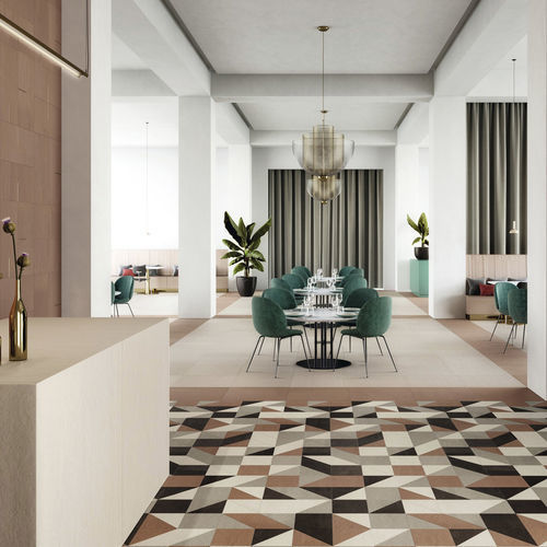 Feinsteinzeugfliesen - STUDIO - PORCELAINGRES - in Naturoptik / texturiert / für den Innenraum