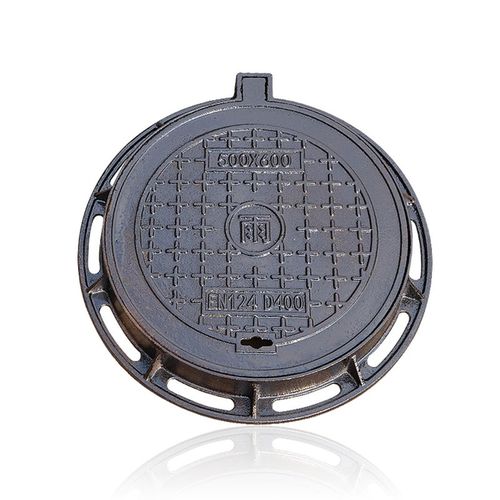 Gusseisen-Schachtdeckel - SEWER - Hebei Zhenhan Casting Co.,Ltd - rund / mit integriertem Deckel
