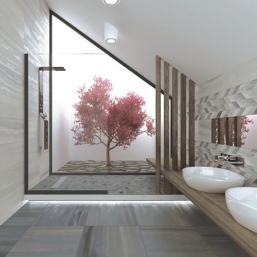 Porzellanfliesen - MOR - STILE CERAMIC - in Naturoptik / für den Innenraum / für Badezimmer