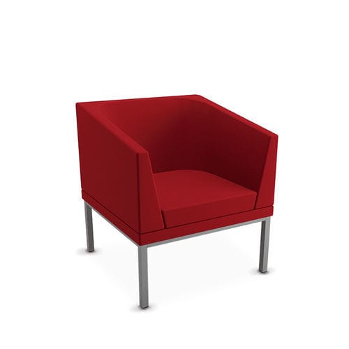 Moderner Sessel - Talk - Cavaletti S/a - Stoff / braun / grau