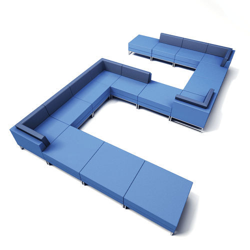 Modulsofa - Connect - Cavaletti S/a - modern / Stoff / weiß