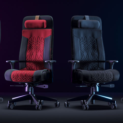 Moderner Gaming-Stuhl - Way  - Cavaletti S/a - für den Innenraum / Stoff / Leder