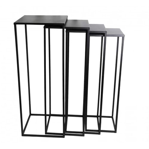 Moderner Säulenfuß - Quatuor - SAS Socles et Supports - Stahl / maßgefertigt / für Skulptur