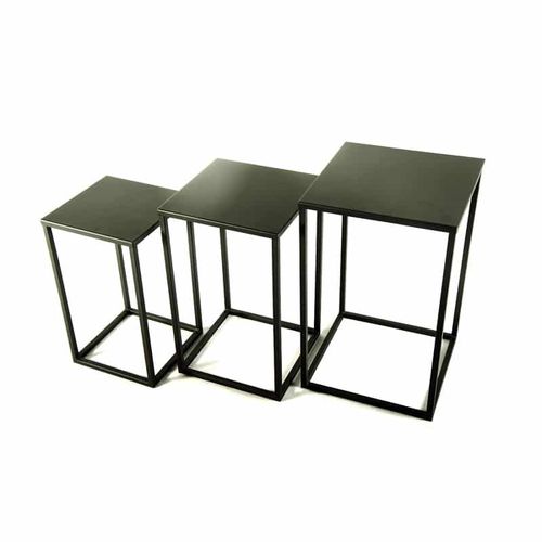 Moderner Säulenfuß - Tertio(S) - SAS Socles et Supports - Stahl / maßgefertigt / für Skulptur