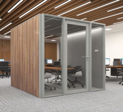 POD-Büro / Akustik - ALNO POD X-LARGE - ALN Office - Altinbölme Partition Wall - mit Glastür / ergonomisch / modulierbar