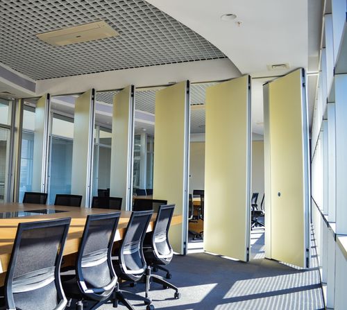 Schiebe-Stapel-Trennwand - ALNOWALL - ALN Office - Altinbölme Partition Wall - Dreh-Schiebe / Falt / mit Glasfront