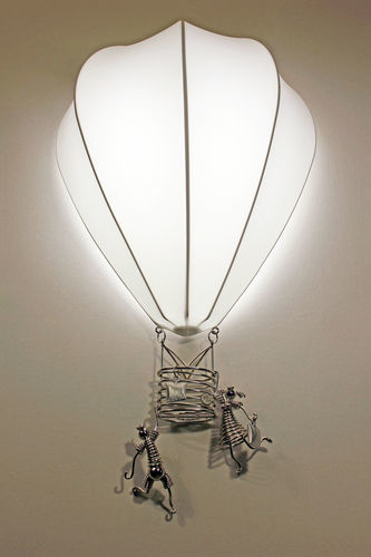 Wandleuchte / originelles Design - SCONCE BALLOON - ARTBUZ creative workshop - für den Innenraum / Glas / Metall