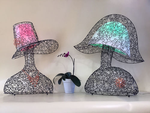 Aufbauleuchte - CAVALIER &amp; JOSEPHINE - ARTBUZ creative workshop - LED / Skulptur / für Ausstellungen