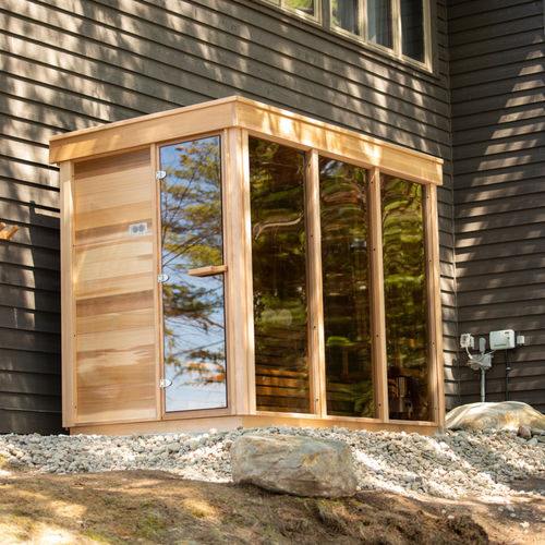 Sauna für Privatgebrauch - Premium 9FTx6FT - Urban Cedar Hot Tubs and Saunas - Glas / rote Zeder / für den Außenbereich