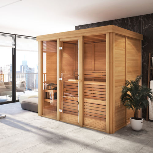 Sauna für Privatgebrauch - 7FTx6FT - Urban Cedar Hot Tubs and Saunas - Glas / rote Zeder / für den Innenraum