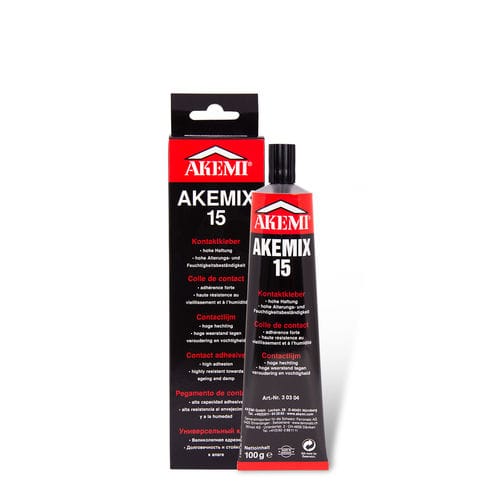 Kleber für Holz - AKEMIX 15 - Akemi - für Metall / für Glas / Innenbereich