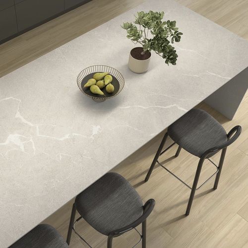 Feinsteinzeug-Steinplatte - GRIS LEVANTE - Arklam - für Küche / für Arbeitsplatte / beige
